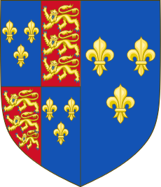 Arms of Catherine of Valois.svg