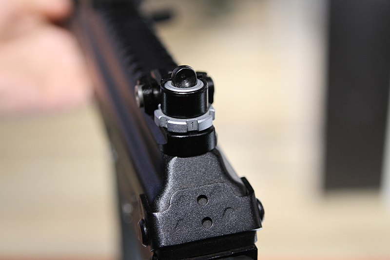 AK-12 featuring a redesigned rotary diopter rear sight as used in the 5.56 ...