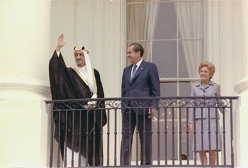 File:Arrival ceremony welcoming King Faisal of Saudi Arabia 05-27-1971.jpg