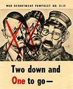 Two Down and One to Go pamphlet (1945), Washington DC.