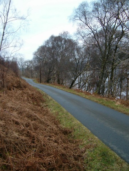 File:B840 alongside Loch Awe - geograph.org.uk - 102458.jpg