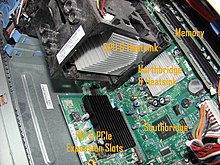 BTX form factor motherboard inside a Dell Dimension E520 BTXformFactor.JPG
