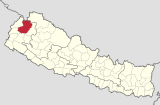 Bajhang District in Nepal 2015.svg