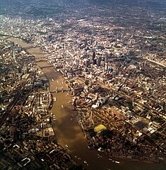 A view of central London