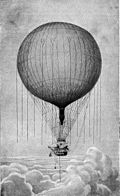 Ballon Humboldt 1893, Zeichnung von Hans Groß.