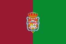 Bandera de Granada (Granada).svg