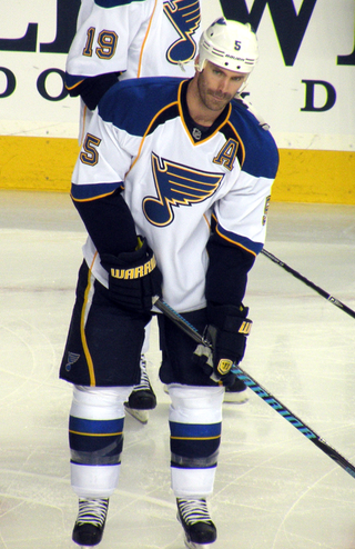 <span class="mw-page-title-main">Barret Jackman</span> Canadian ice hockey player (born 1981)