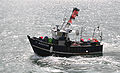 Bateau partant a la peche à Belle-Ile