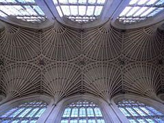 Nave Vault, Bath Abbey (1860–77) (copy of the medieval vault in the chancel)