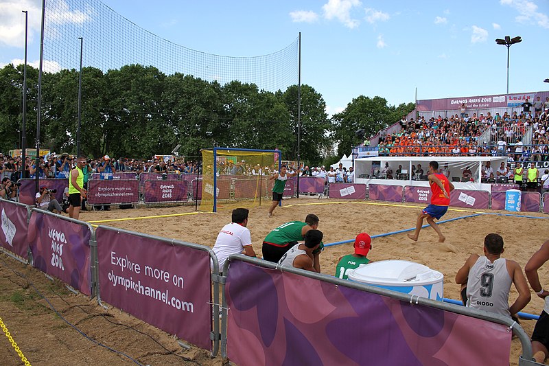 File:Beach handball at the 2018 Summer Youth Olympics – Boys Gold Medal Match 321.jpg