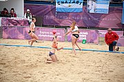 Deutsch: Beachhandball bei den Olympischen Jugendspielen 2018; Tag 5, 10. November 2018; Mädchen, Hauptrunde - Kroatien-Niederlande 1:2 English: Beach handball at the 2018 Summer Youth Olympics at 11 October 2018 – Girls Main Round – Croatia-Netherlands 1:2