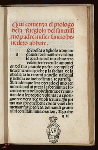 Pyhän Benedictuksen luostarisääntö, 1495.