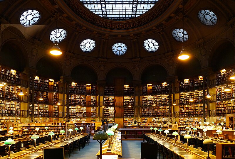 File:Bibliothèque nationale de France, Paris (site Richelieu) - Salle Ovale 2.jpg