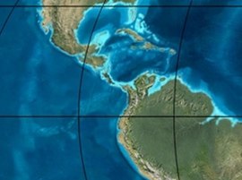 Paleogeography of Northern South America 20 Ma, by Ron Blakey