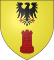 Wapenschild van het graafschap Maurienne; de Rooms-Duitse adelaar verwijst naar de suzerein van de graaf van Maurienne, de Rooms-Duitse keizer