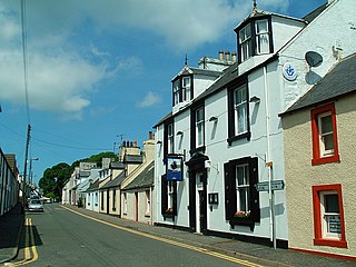 Kirkcolm village in Dumfries and Galloway, Scotland, UK