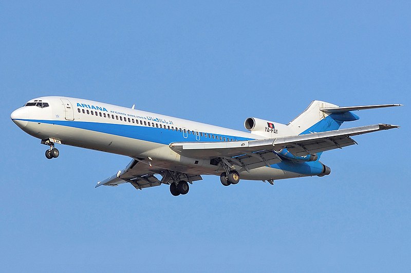 File:Boeing 727-228-Adv, Ariana Afghan Airlines AN1450645.jpg