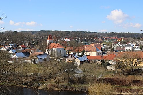 Boršov nad Vltavou : vue générale.