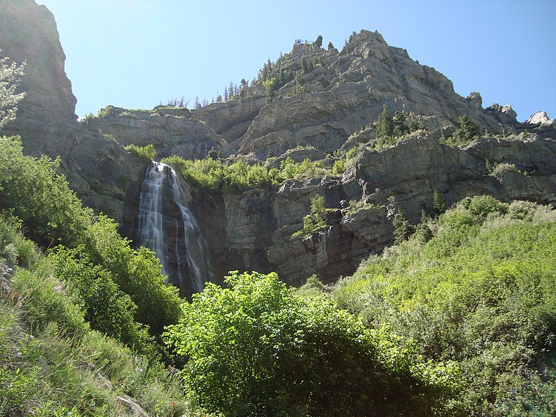 File:Bridal Veil Falls, Utah - panoramio (1).jpg