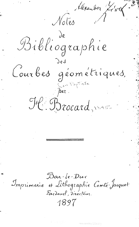 Henri Brocard French mathematician and meteorologist