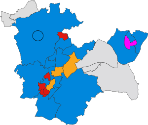 Bromsgrove UK ward map 2019.svg