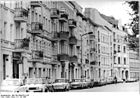 Florastraße, renovierte Fassaden 1989