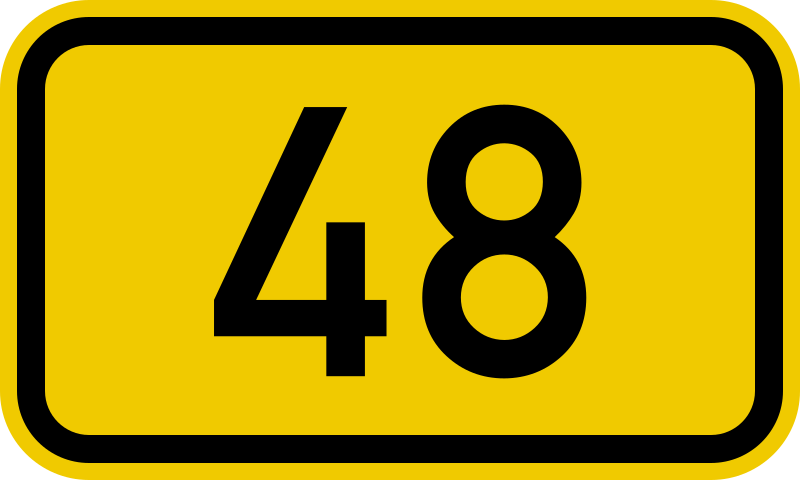 File:Bundesstraße 48 number.svg - Wikimedia Commons