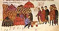 Byzantine army taking oath before the battle of Anchialus.JPG