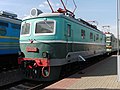Electric locomotive ChS3-45 in Moscow Railway Museum, Russia