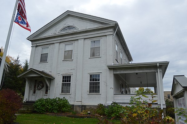 Built in 1809 as a house, the War Vet Museum building is the oldest Canfield structure on its original site