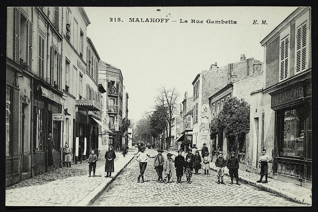 Rue Gambetta (Malakoff, Hauts-de-Seine)