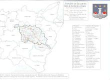 Territoire de la prévôté de Bruyères dans le duché de Lorraine.