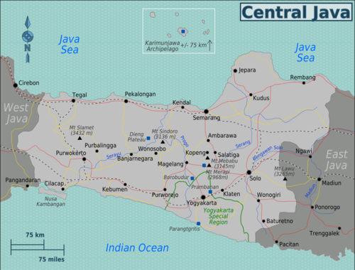 Mapa dividido por regiones