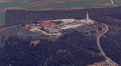 Letecký pohled na Cerro de los Ángeles