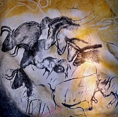 Aurignacian cave paintings, Chauvet Cave, c. 30,000 BC