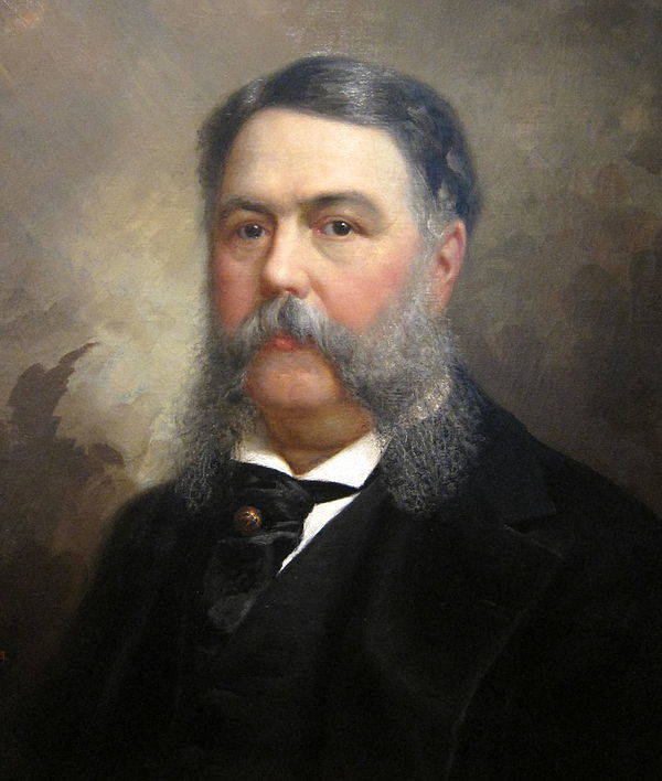 Ole Peter Hansen Balling's 1881 portrait of Chester A. Arthur