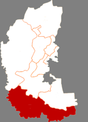 Zhaoyuan County - Carte