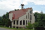 Church of St. Casimir Jagiellon (1986 design. by Zbigniew Radziewanowski), 96 Podgorki Tynieckie street, Krakow, Poland.jpg