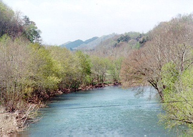 The Clinch River at Speers Ferry in Scott County, Virginia