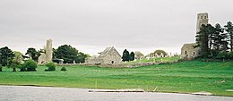 Clonmacnois viewed from river.jpg