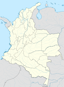 Támara ubicada en Colombia
