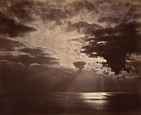 Východ nad mořem, albuminový tisk, 1860–1870
