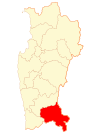 Map of Salamanca in the Coquimbo Region