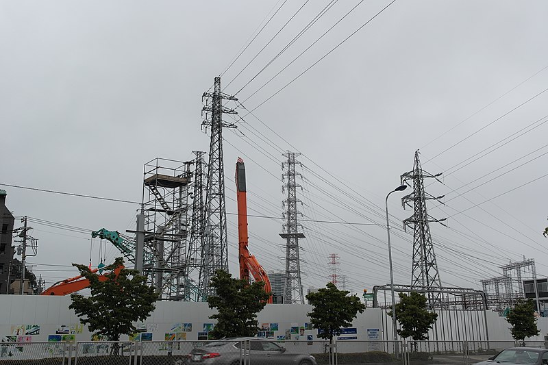 File:Construction of Chūō Shinkansen Kanagawa pref. Station(tentative) 2019-06 01.jpg