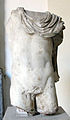 Cortile del museo archeologico, busto virile, s.n. 01.JPG