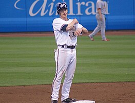 Craig Counsell during his playing career with the Brewers Craig counsell (3571634315).jpg