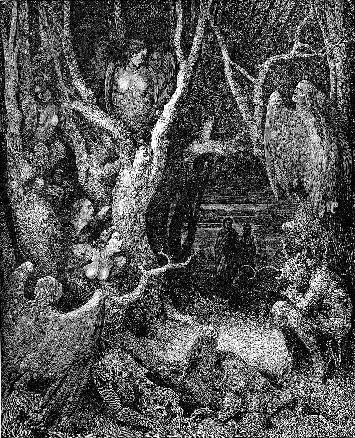 Inferno, Canto XIII - Gustave Doré 