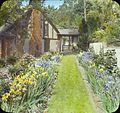 Daniel Elezer Pomeroy house, Beech Road, Englewood, New Jersey. Iris pathway.jpg