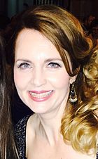 Debra Stephenson (pictured) played Frankie for two and a half years. Debra Stephenson 2015.jpg