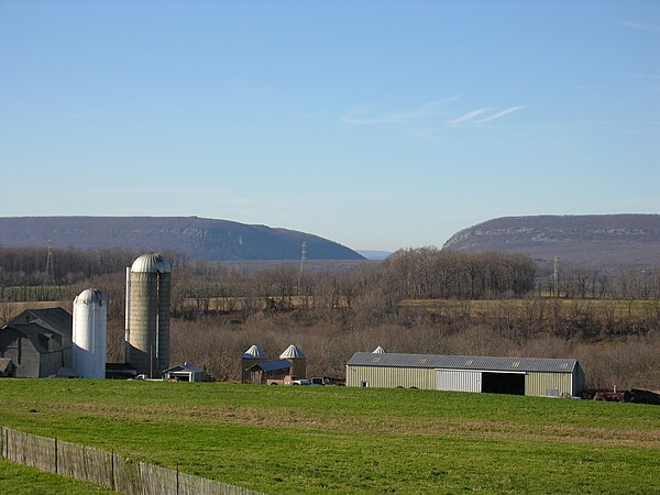 Knowlton Township's rural character is evident in this view of the Delaware Water Gap from Linaberry Road.